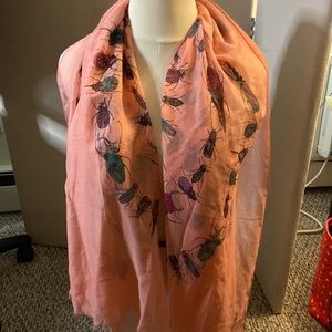 Very large bug print scarf.